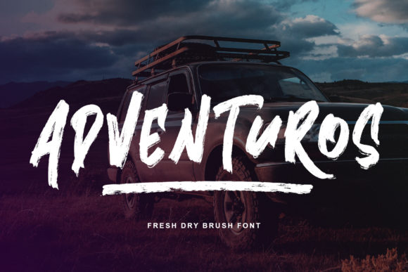 Adventuros Font: A Brush Typeface for Urban Branding