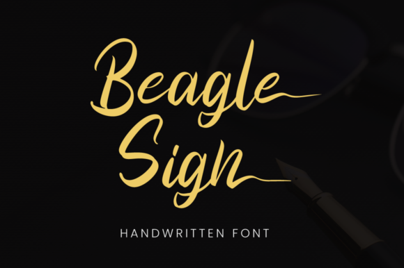 Beagle Sign: A Signature Font for Bold Campaigns