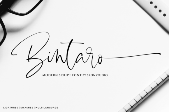 Bintaro: The Script Font That Elevates Campaign Design