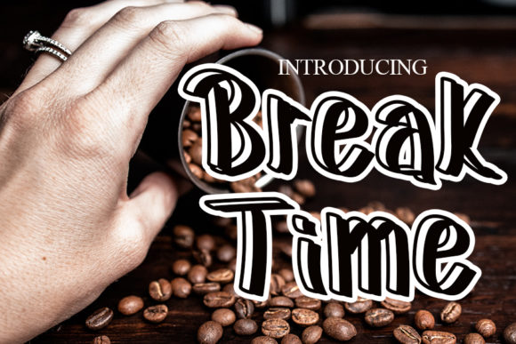 Break Time: A Playful Script Font for Editorial Design