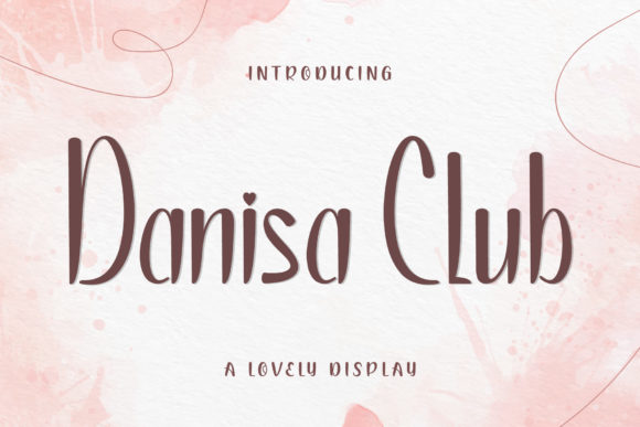Danisa Club: A Classic Script Font for Editorial Design