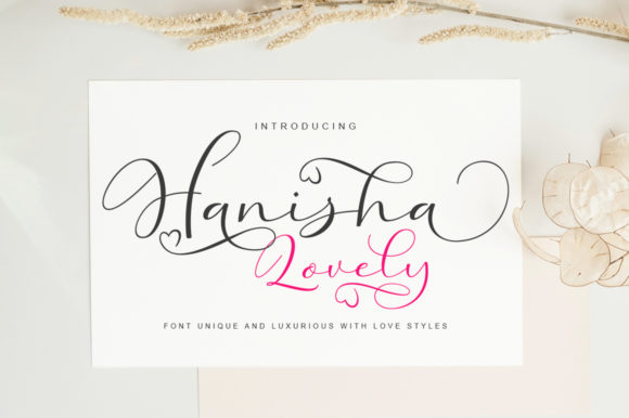 Hanisha Lovely Font Review for Marketers