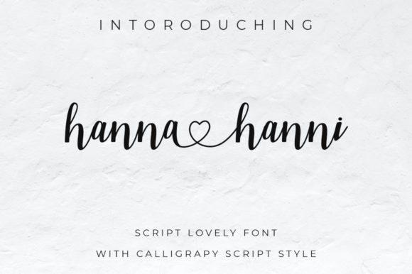 Hanna Hanni: A Handwritten Font for Editorial Grace
