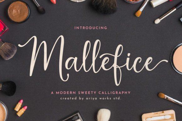 Mallefice Font: Elegant Script for Crafters