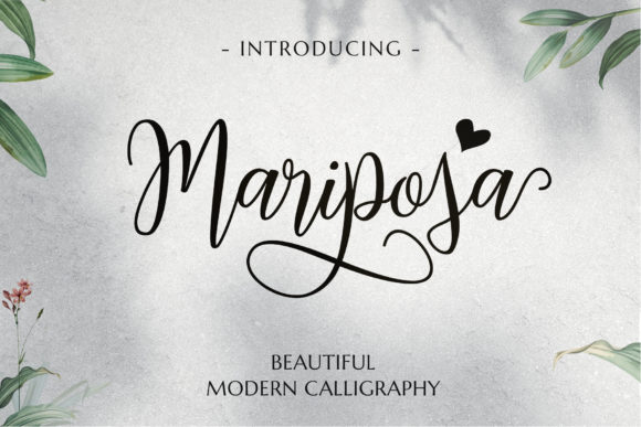 Mariposa: A Handwritten Font for Makers
