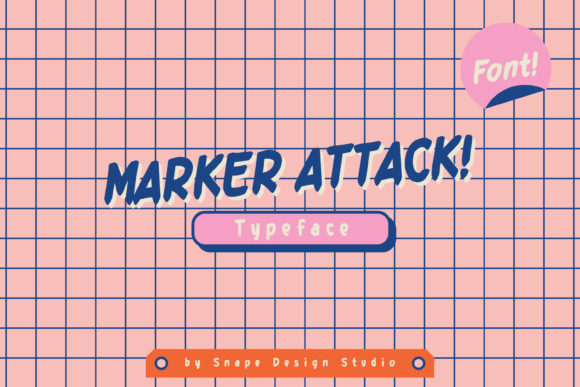 Marker Attack: The Handwritten Font for Bold Branding