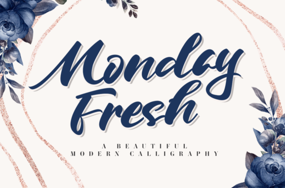 Monday Fresh: A Handwritten Font for Modern Editorial Design