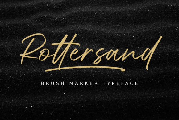 Rottersand: A Brush Script Font for Authentic Branding