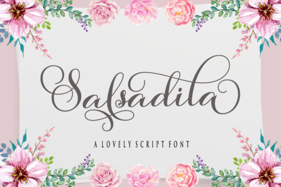 Salsadila: A Romantic Script Font for Web Design