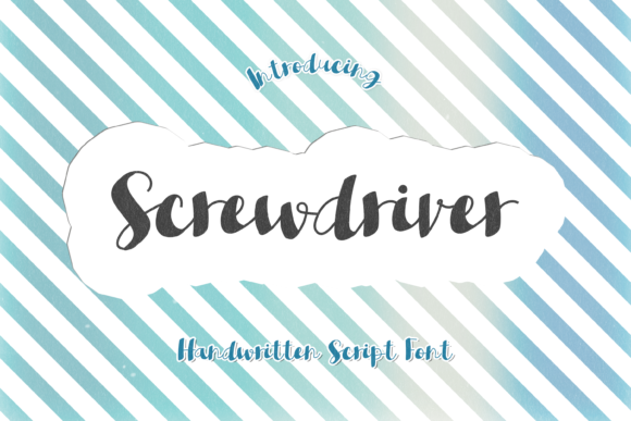 Screwdriver Font: High-Contrast Web Typography