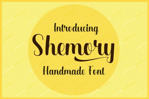 Shemory: A Handwritten Typeface for Editorial Charm