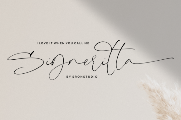 Signeritta: The Handwritten Font for Crafters