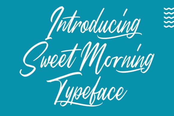 Sweet Morning Typeface for Digital Design