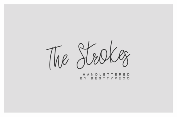 The Strokes Font: Elevating Web Design with Handwritten Elegance