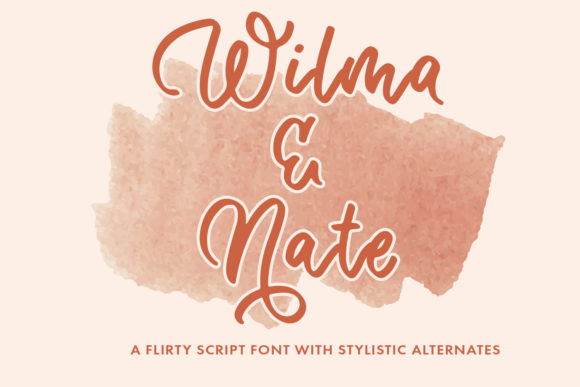 Wilma Nate: A Handwritten Font for Modern Web Design